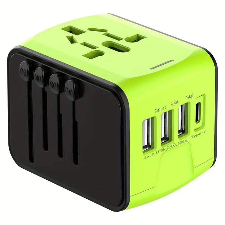 Lisslune | Universal Travel Adapter | Worldwide Compatibility, Compact Design & Ideal for Frequent Flyers and International Explorers