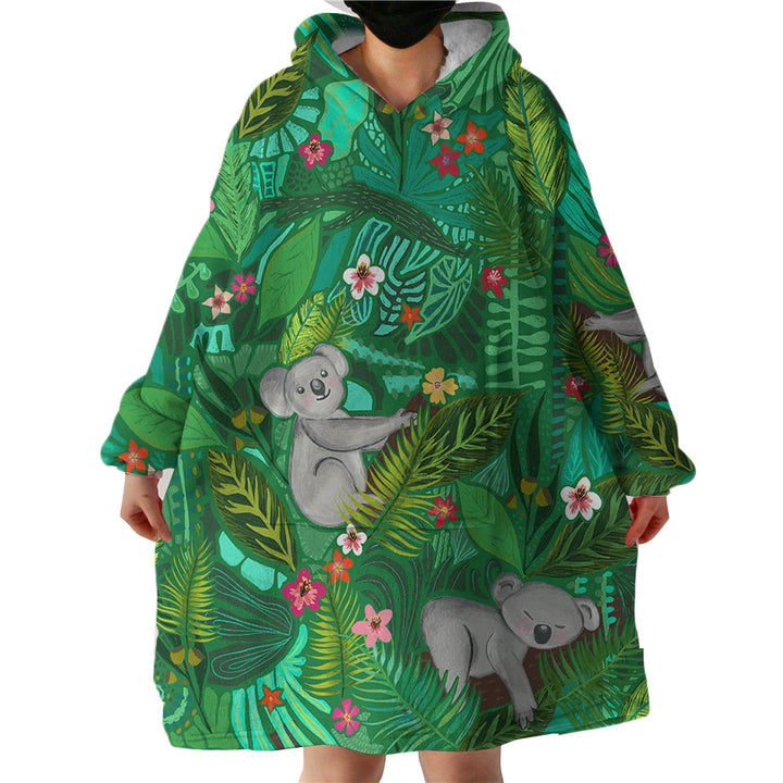 Lisslune | Therapeutic Blanket Hoodie - Koala Forest (Made to Order)
