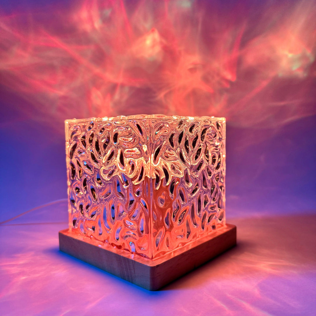 Lisslune | AuraGlanzNorthernLight Projector Cube for Bedroom
