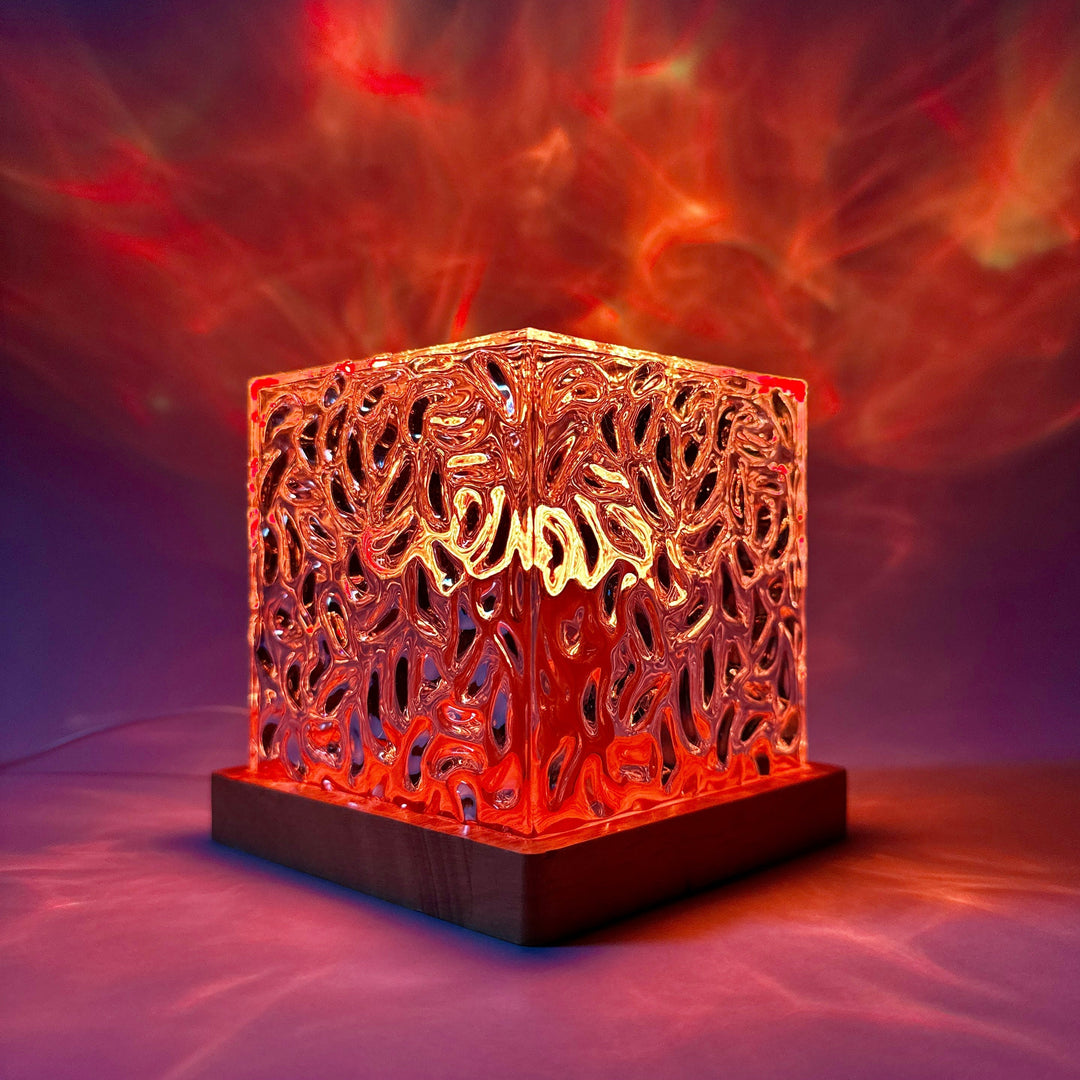 Lisslune | AuraGlanzNorthernLight Projector Cube for Bedroom