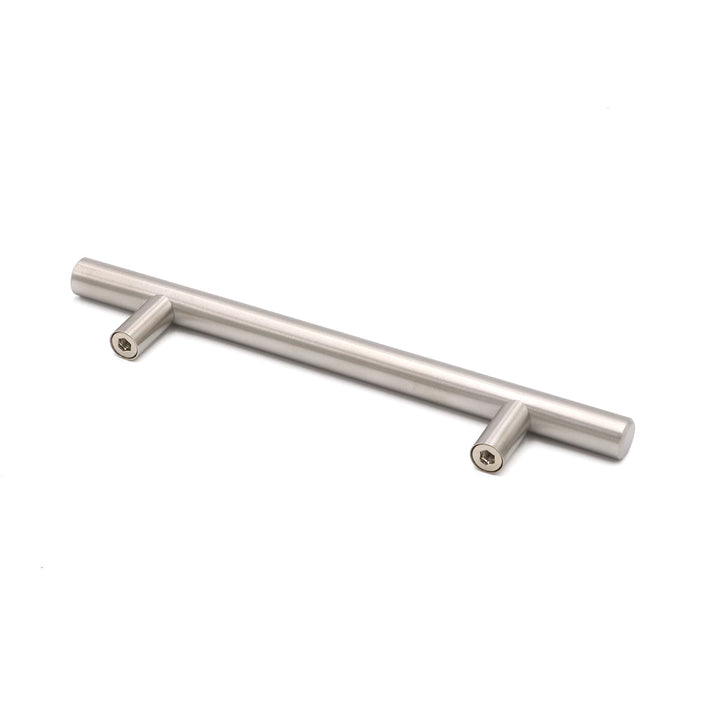 Lisslune | Brushed Nickel Modern Stainless Steel Drawer Hardware T-Bar Handles