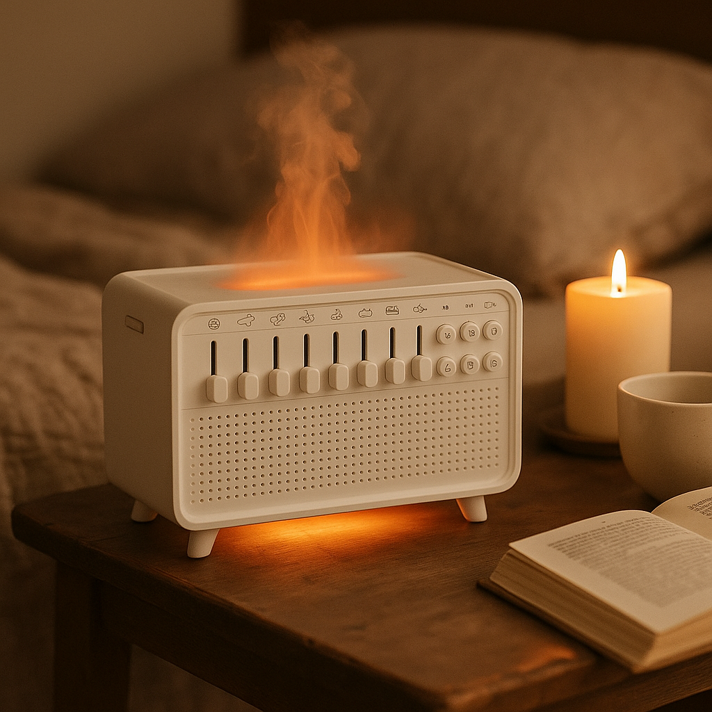 Lisslune | White Noise Machine for Sleep | SomniRest+