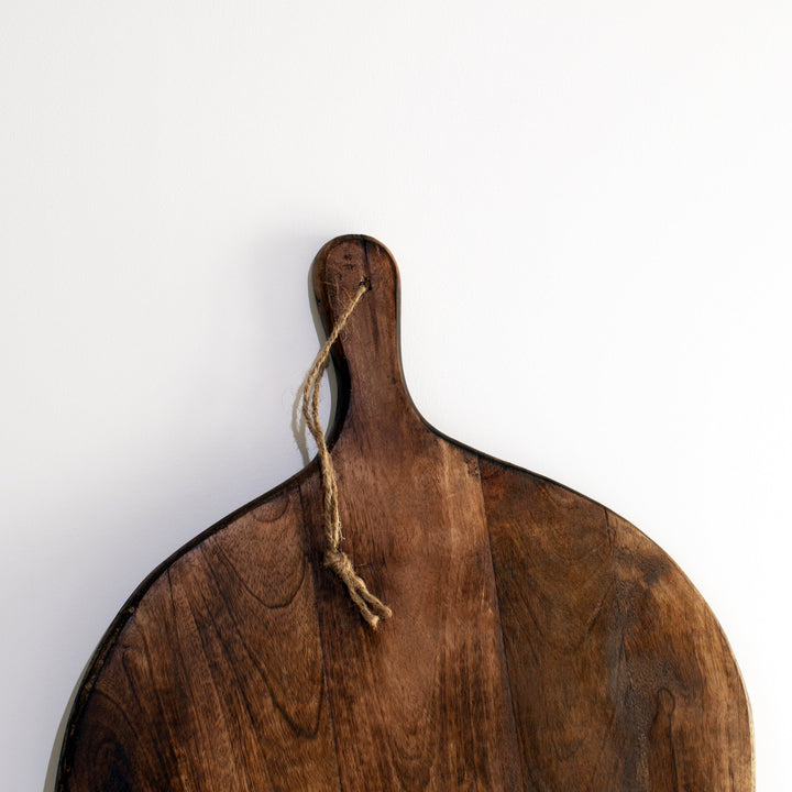 Lisslune | Irregular Round Dark Brown Chopping Boards