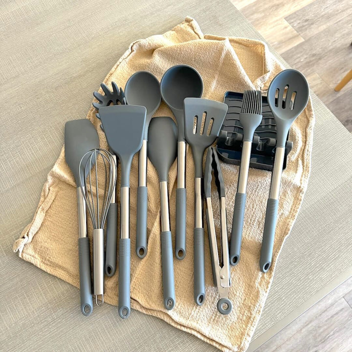 Lisslune | Lyon Silicone Kitchen Utensils Set