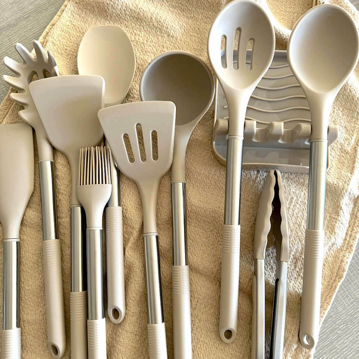 Lisslune | Lyon Silicone Kitchen Utensils Set