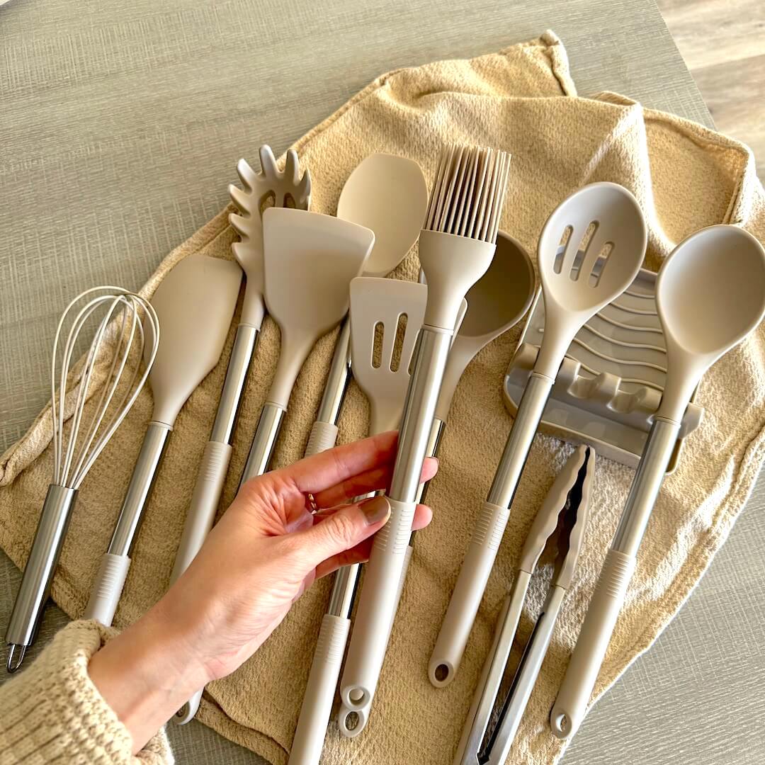 Lisslune | Lyon Silicone Kitchen Utensils Set