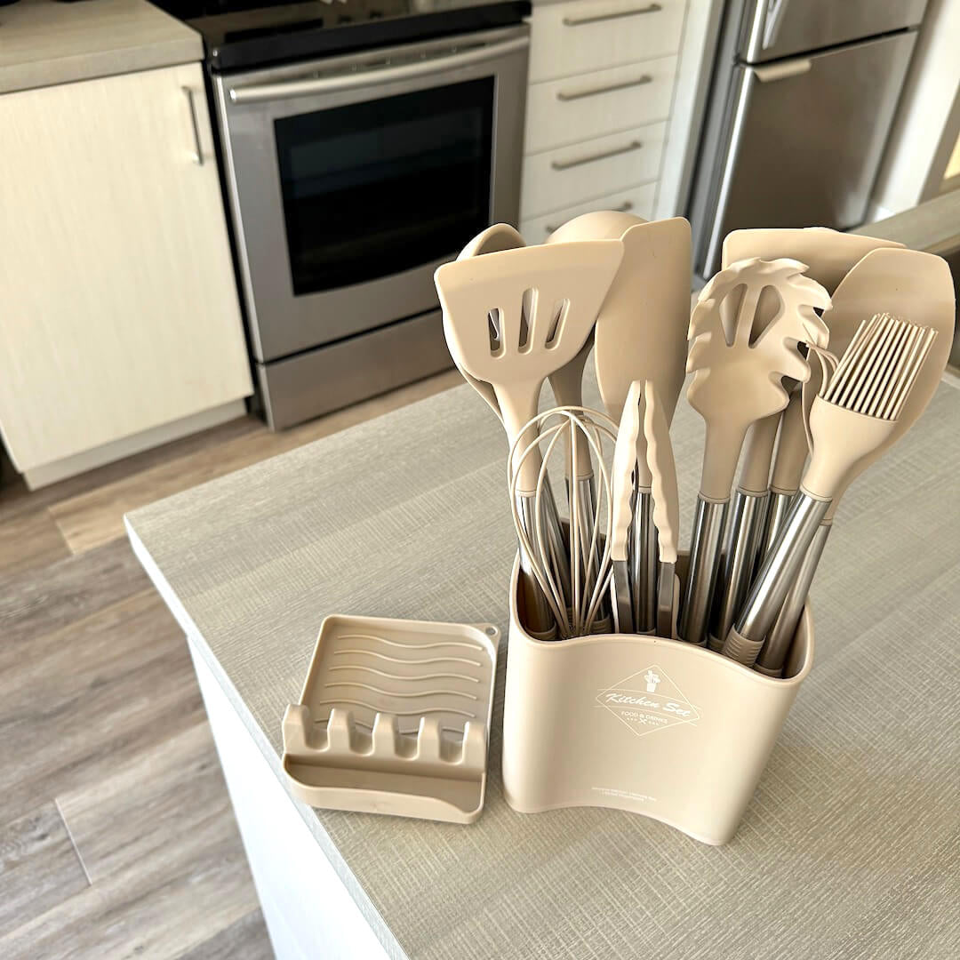Lisslune | Lyon Silicone Kitchen Utensils Set
