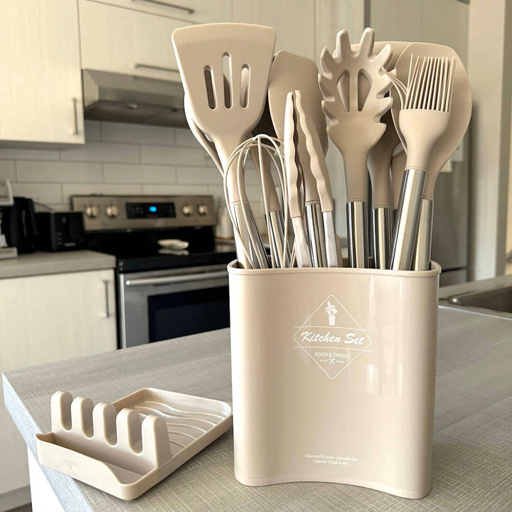 Lisslune | Lyon Silicone Kitchen Utensils Set