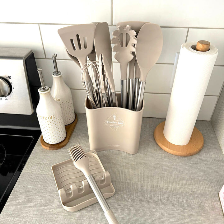 Lisslune | Lyon Silicone Kitchen Utensils Set