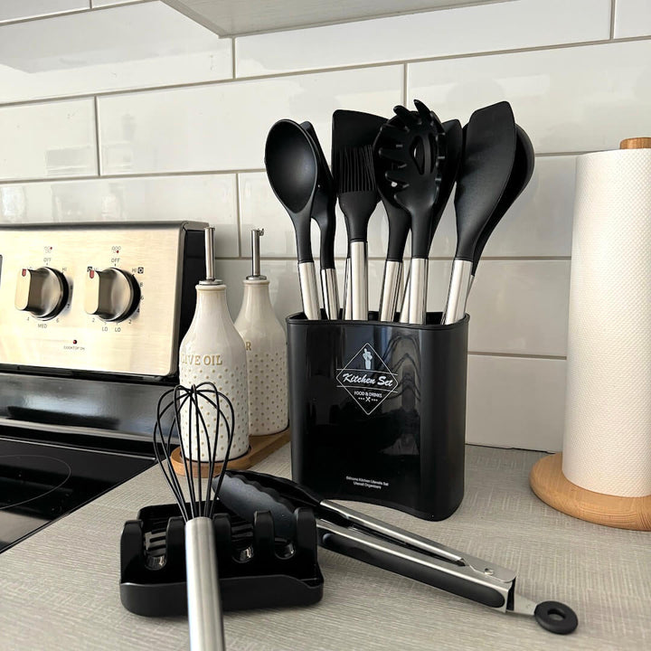 Lisslune | Lyon Silicone Kitchen Utensils Set