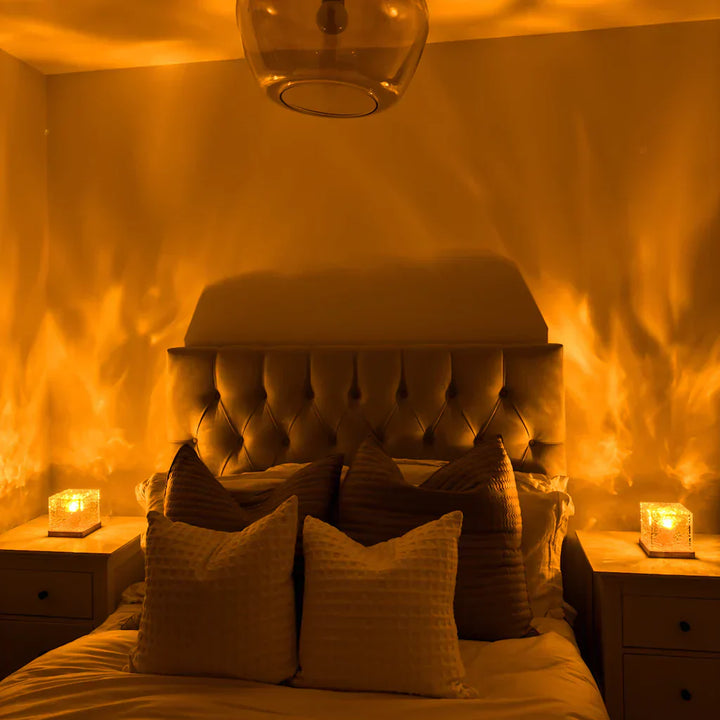 Lisslune | AuraGlanzNorthernLight Projector Cube for Bedroom