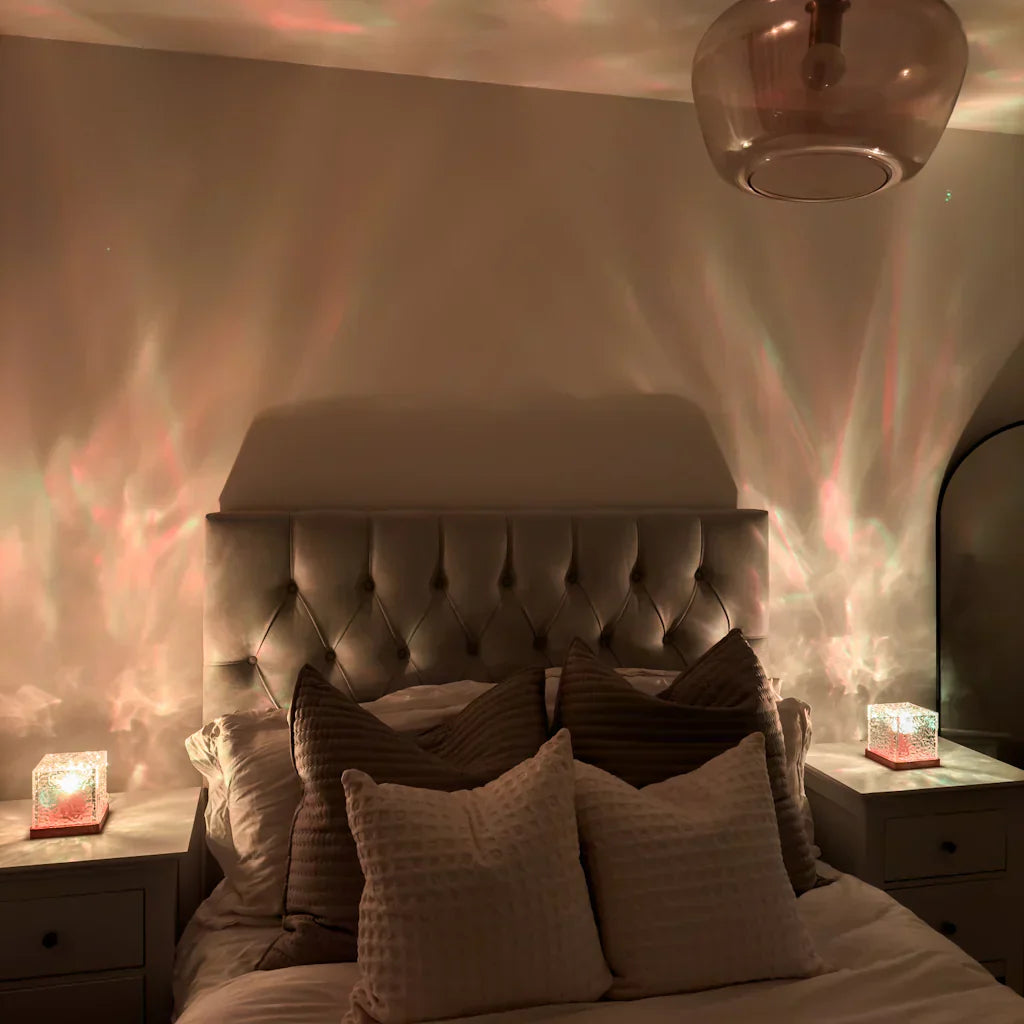 Lisslune | AuraGlanzNorthernLight Projector Cube for Bedroom