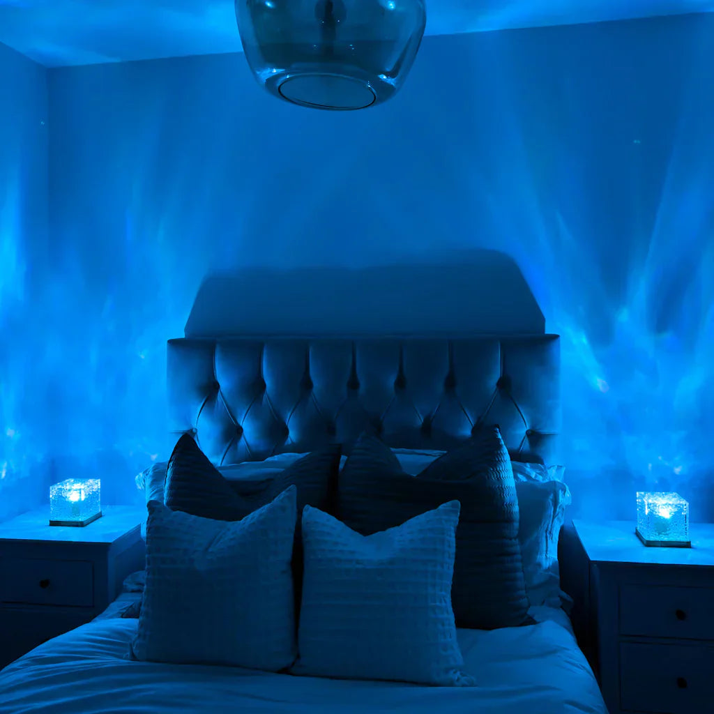 Lisslune | AuraGlanzNorthernLight Projector Cube for Bedroom