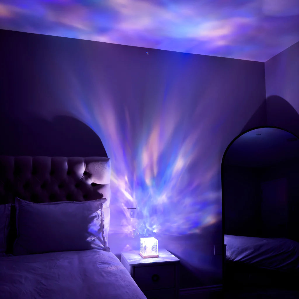 Lisslune | AuraGlanzNorthernLight Projector Cube for Bedroom