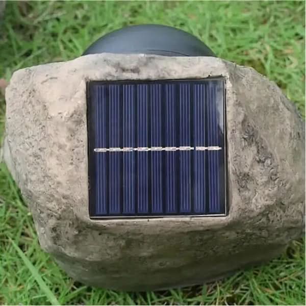 Lisslune | Solar Rock Light – LED Garden Stone Lamp