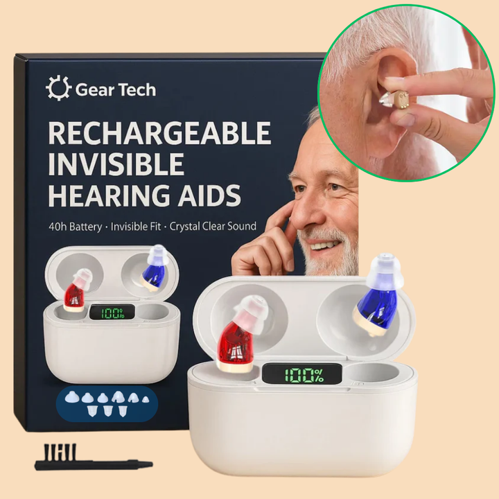 Lisslune | Invisible Rechargeable Hearing Aids UK – Discreet In Ear Hearing Aids for Clear Sound & Comfort | Small Hidden Hearing Aid