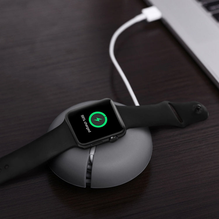 Lisslune | For Apple Watch Original Creative Silicone Table Charging Holder Storage Charging Spot (Apple Watch is not included) (Gray)