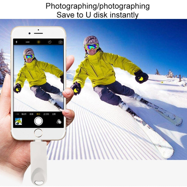 Lisslune | S29 3 in 1 256GB Micro USB + USB + 8-Pin interface Metal Twister Flash Drive (Silver)