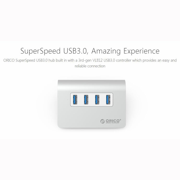 Lisslune | ORICO M3H4-V1 Aluminum Alloy 4 USB 3.0 Ports HUB