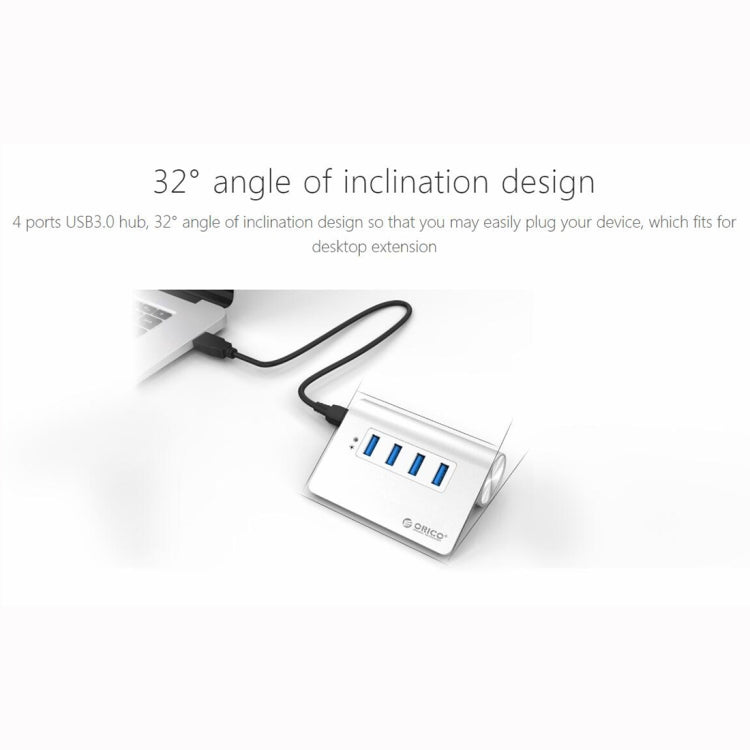 Lisslune | ORICO M3H4-V1 Aluminum Alloy 4 USB 3.0 Ports HUB