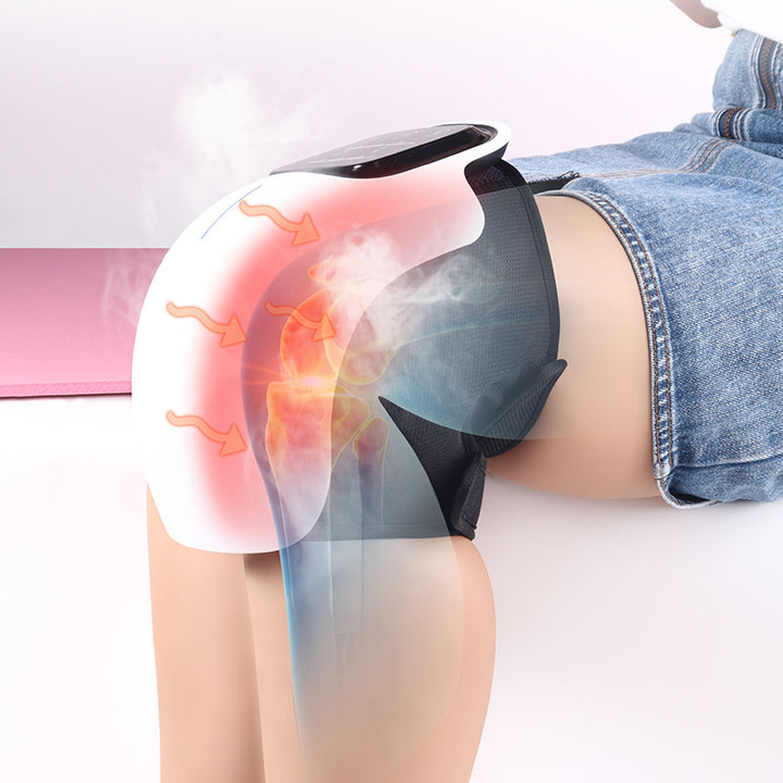 Lisslune | WarmFit Knee Massager with Infrared and Vibration – Wireless and Rechargeable