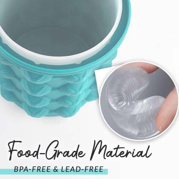 Lisslune | 2-in-1 Ice Cube Container & Beverage Cooler for Small Freezers