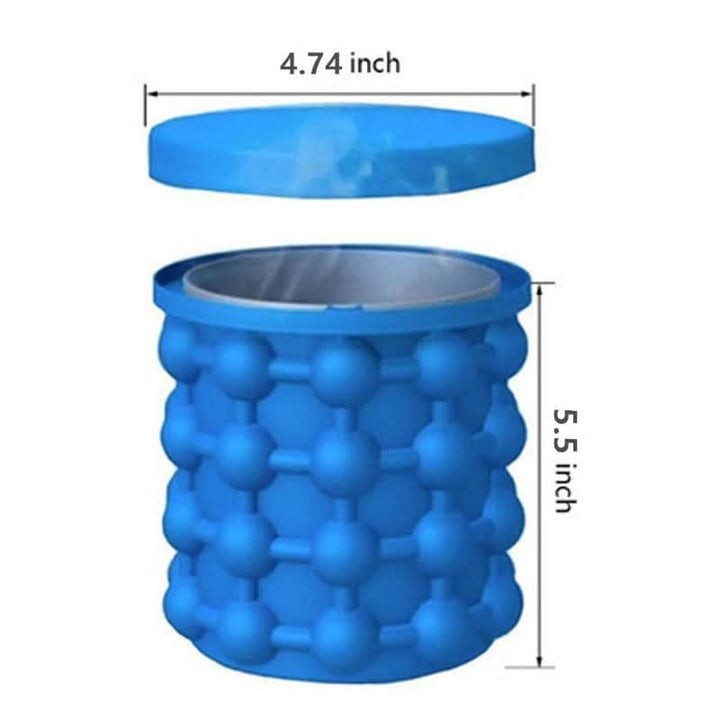 Lisslune | 2-in-1 Ice Cube Container & Beverage Cooler for Small Freezers