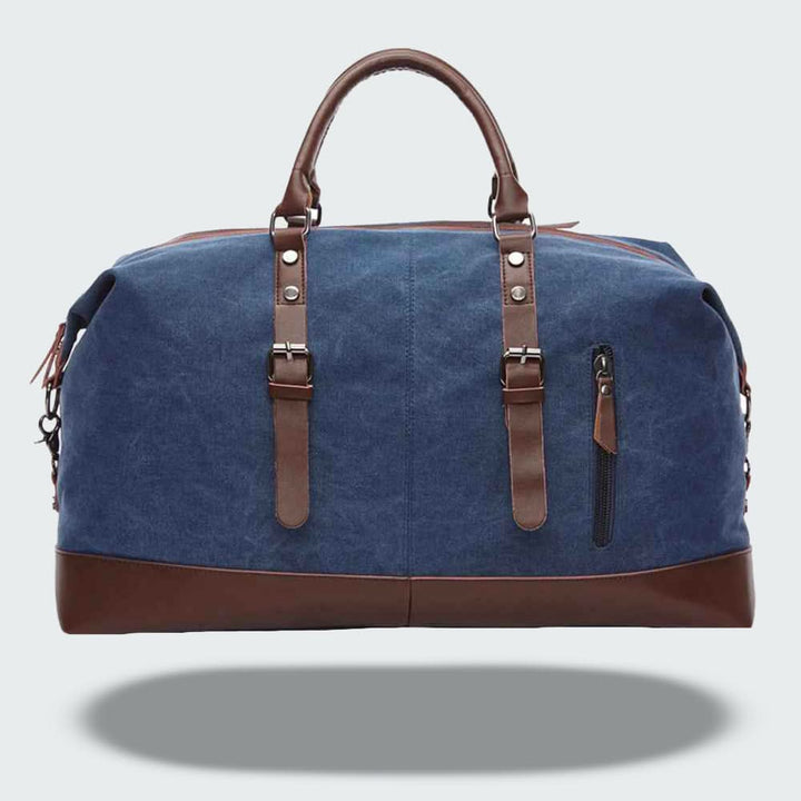 Lisslune | Icon Canvas & Leather Travel Duffle Bag – 54cm