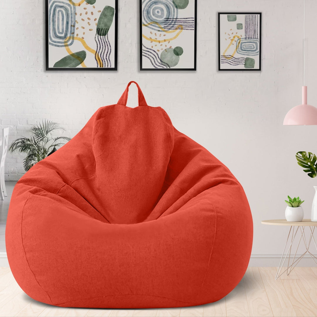 Lisslune | Luxury Linen Bean Bag – Ergonomic & Stylish Comfort Seating