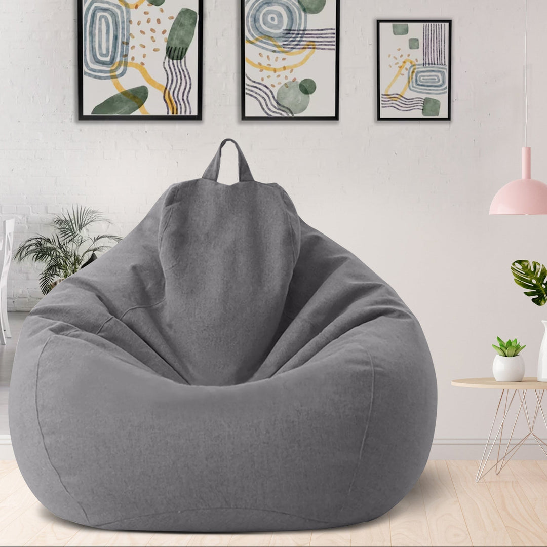 Lisslune | Luxury Linen Bean Bag – Ergonomic & Stylish Comfort Seating