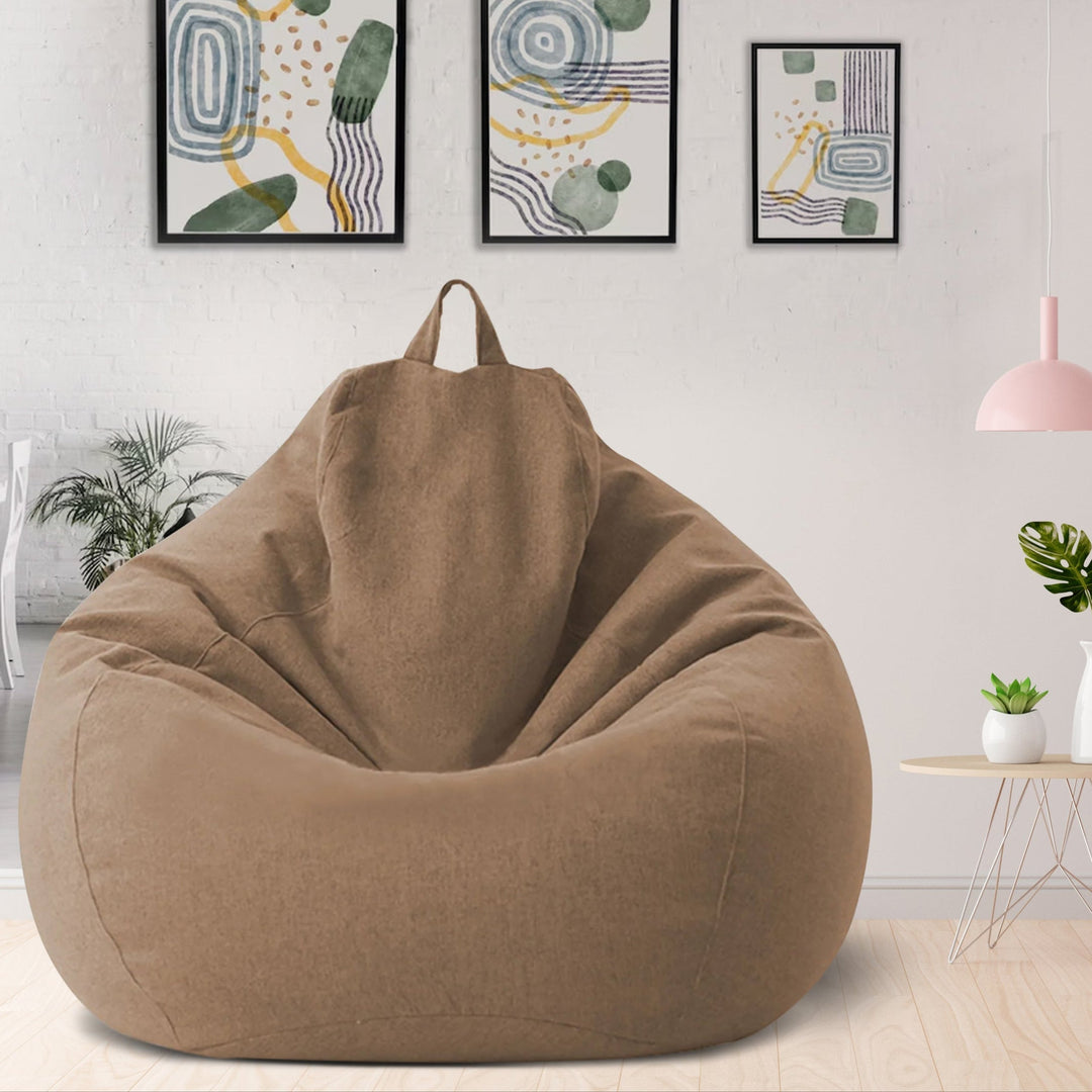 Lisslune | Luxury Linen Bean Bag – Ergonomic & Stylish Comfort Seating