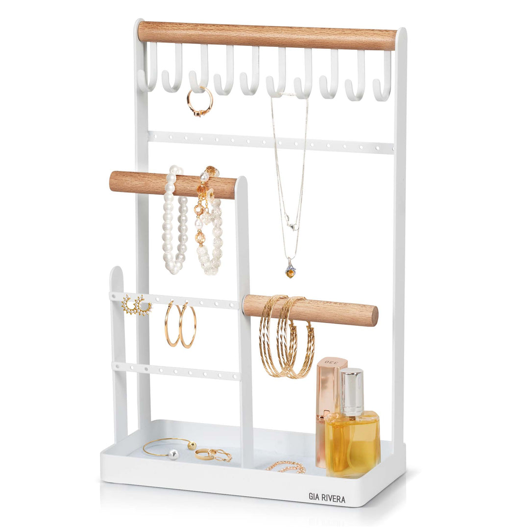 Lisslune | Jewelry Stand Holder with 10 Hooks