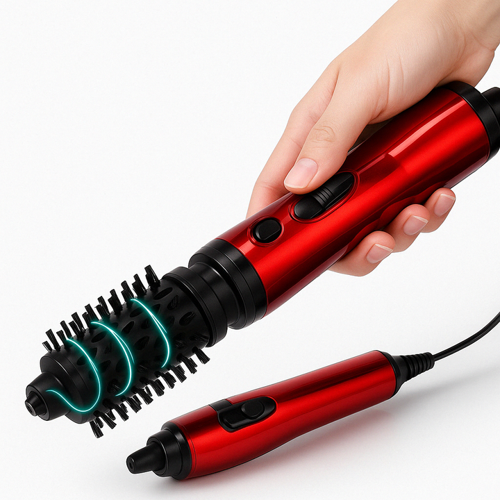 Lisslune | Rotating Ionic Hot Air Brush Hair Styling Tool