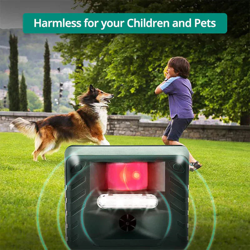 Lisslune | Ultrasonic Animal Repeller | Motion-Activated, Eco-Friendly & Safe for Gardens and Yards