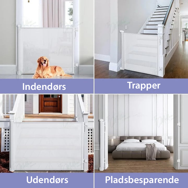Lisslune | Extendable Safety Gate for Babies and Pets – Up to 140 cm – SafeLiving Gate