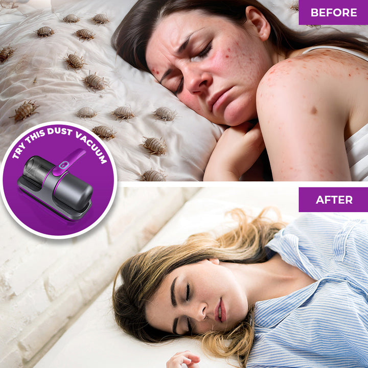 Lisslune | Dustbane™ | Powerful Vacuum & Iron Duo for Furniture, Bedsheets, and Household Cleaning