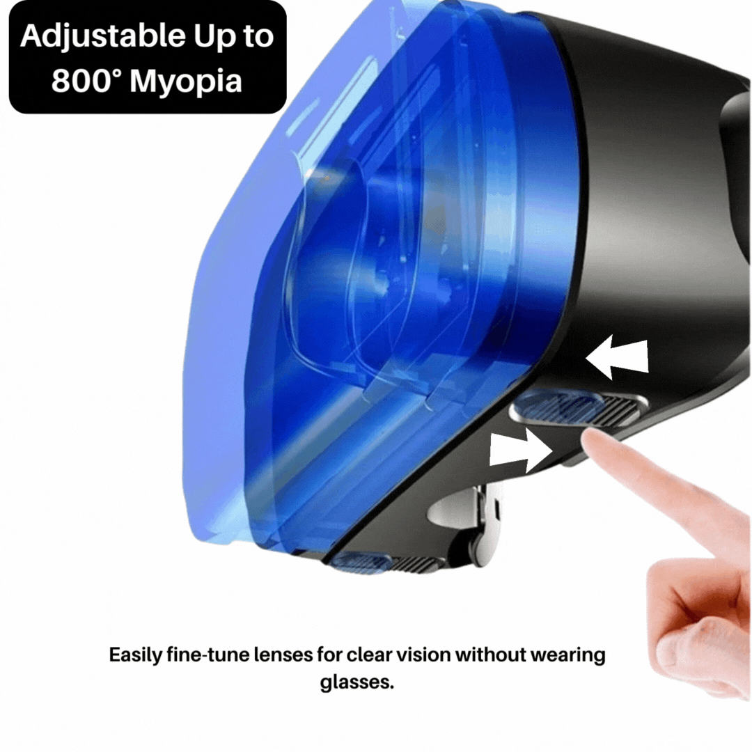 Lisslune | VISIAX – 3D VR glasses with headphones & controller