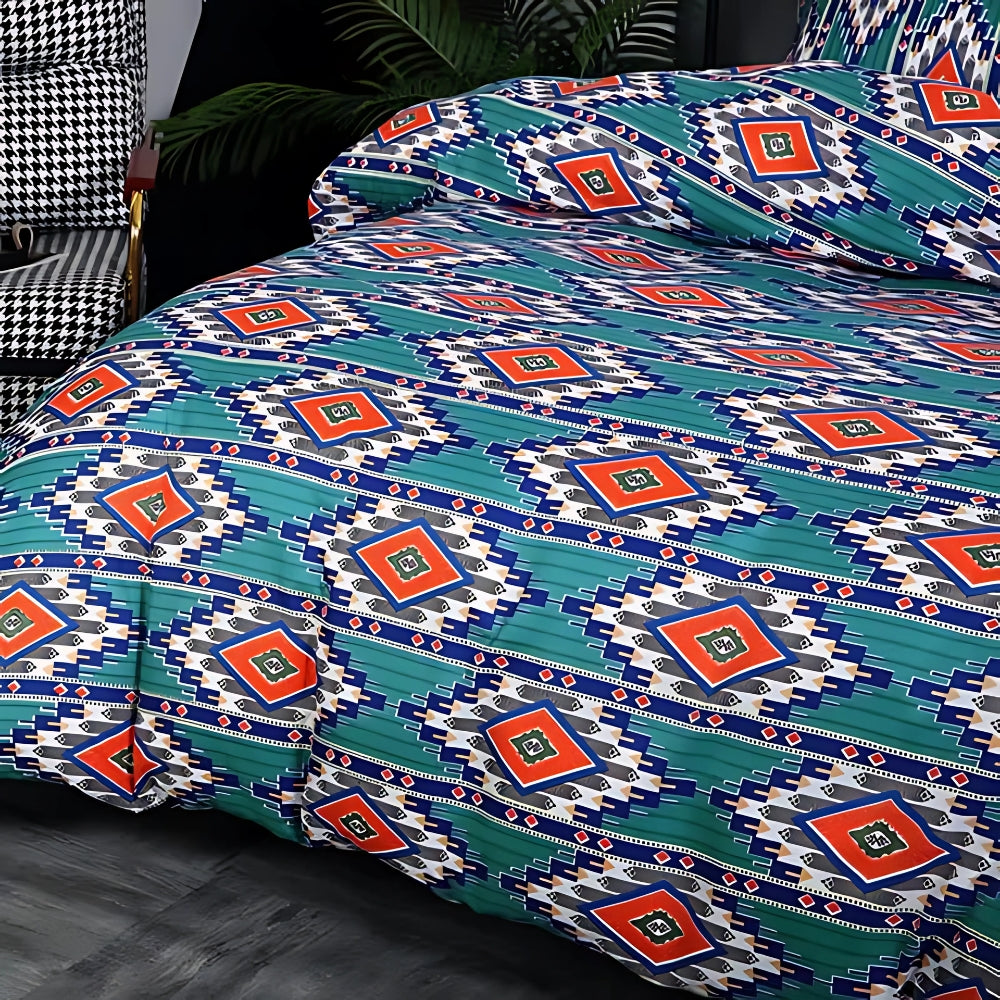 Lisslune | Indara Boho Tribal Print Duvet Cover Set