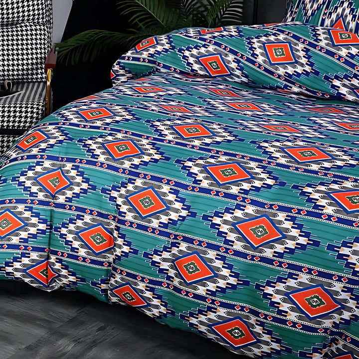Lisslune | Indara Boho Tribal Print Duvet Cover Set