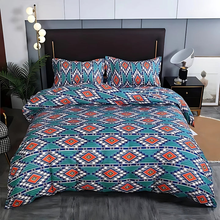 Lisslune | Indara Boho Tribal Print Duvet Cover Set