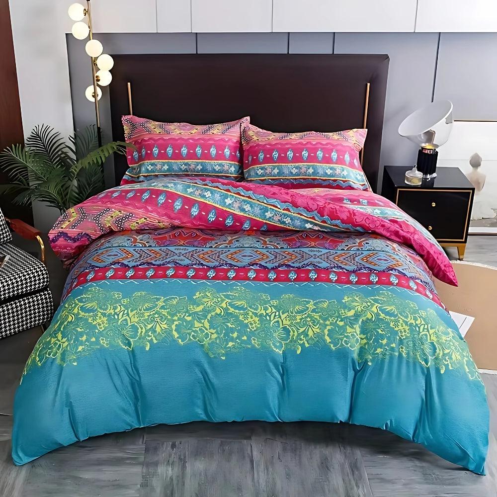Lisslune | Indara Boho Tribal Print Duvet Cover Set