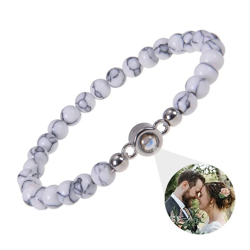 Lisslune | Projection bracelet with infinity heart and personalized photo