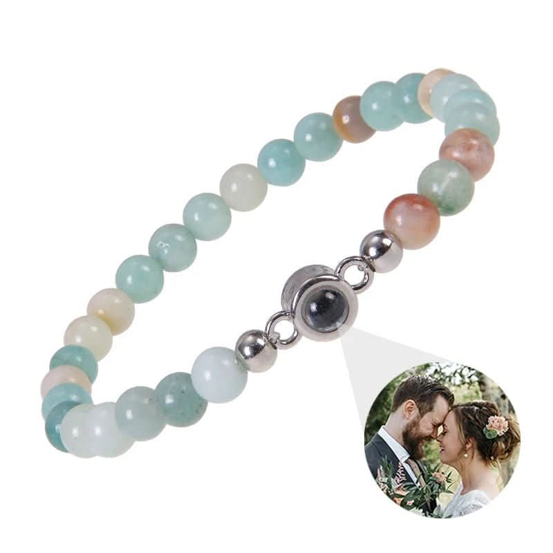Lisslune | Projection bracelet with infinity heart and personalized photo