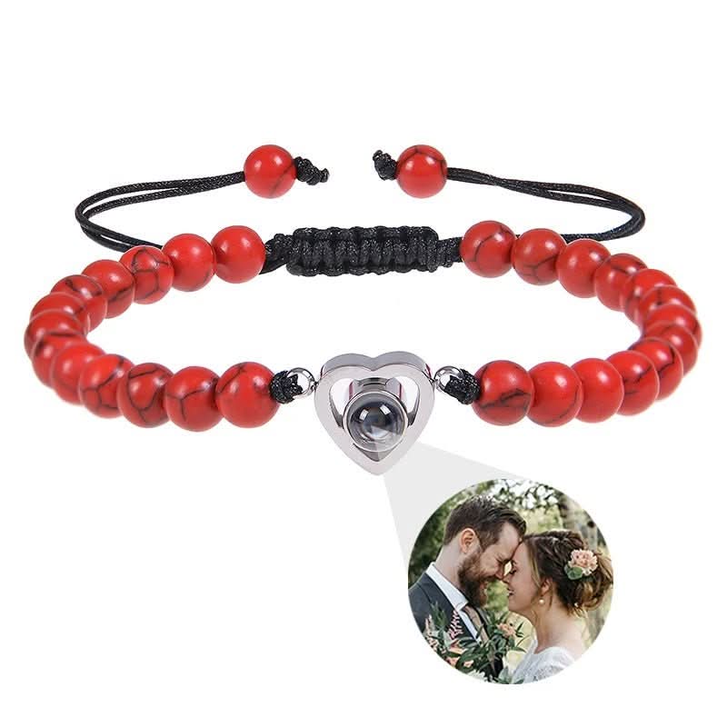 Lisslune | Projection bracelet with infinity heart and personalized photo
