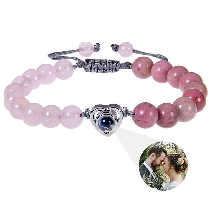 Lisslune | Projection bracelet with infinity heart and personalized photo