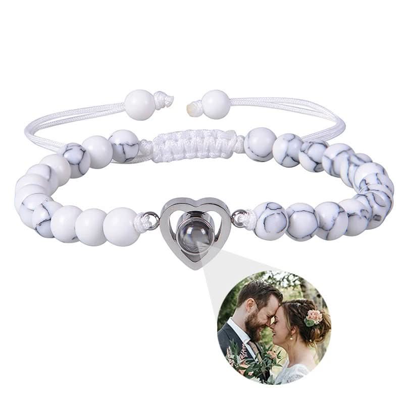 Lisslune | Projection bracelet with infinity heart and personalized photo