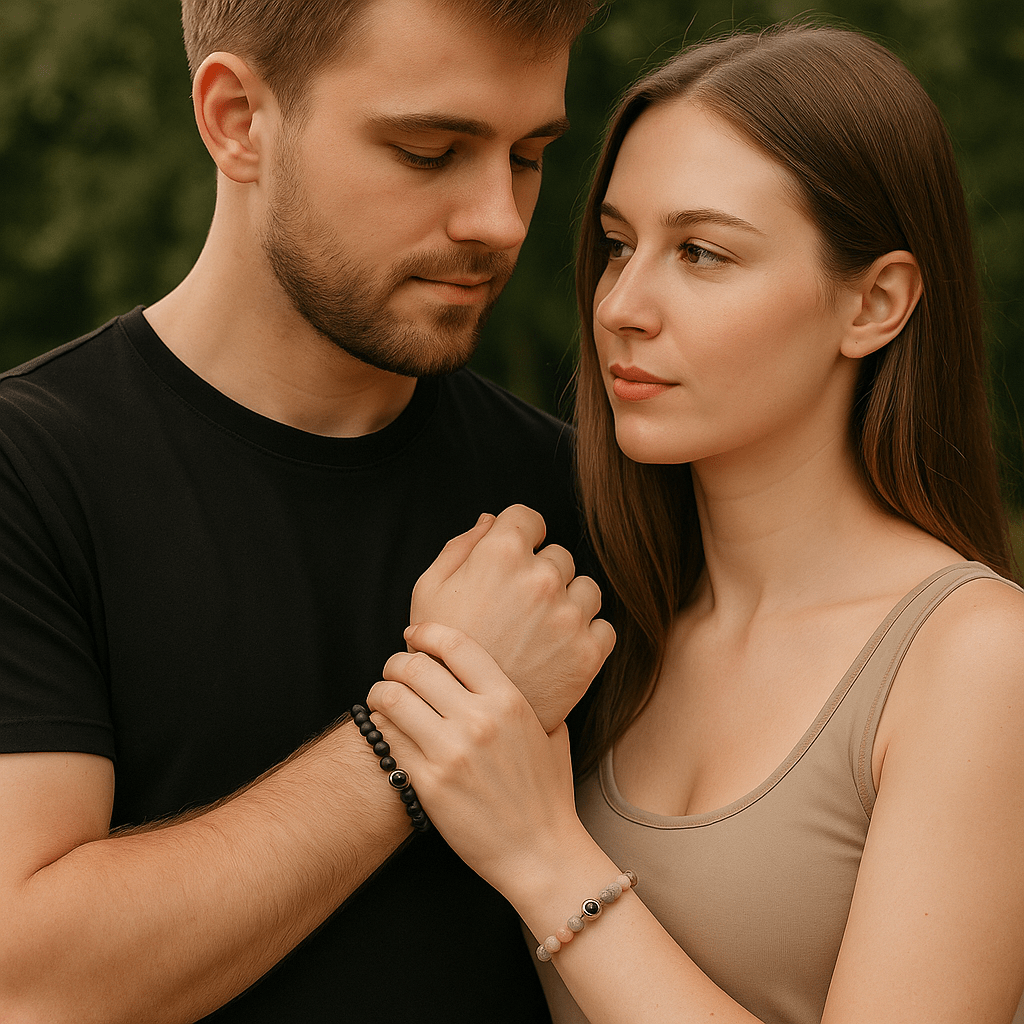 Lisslune | Projection bracelet with infinity heart and personalized photo