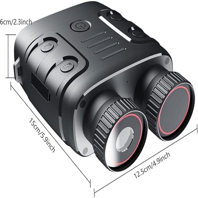 Lisslune | Infrared Night Vision Binoculars Camera - HD 4x Zoom Night Vision Goggles for Total Darkness