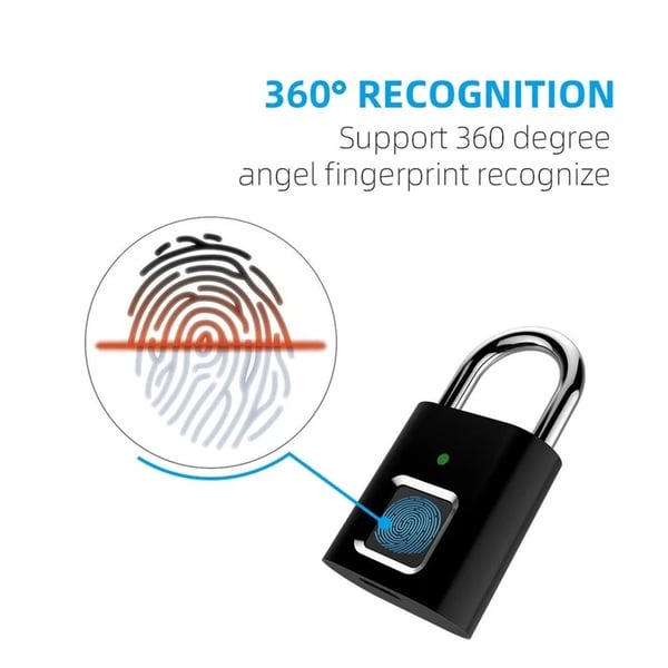 Lisslune | MicroLock Fingerprint Padlock