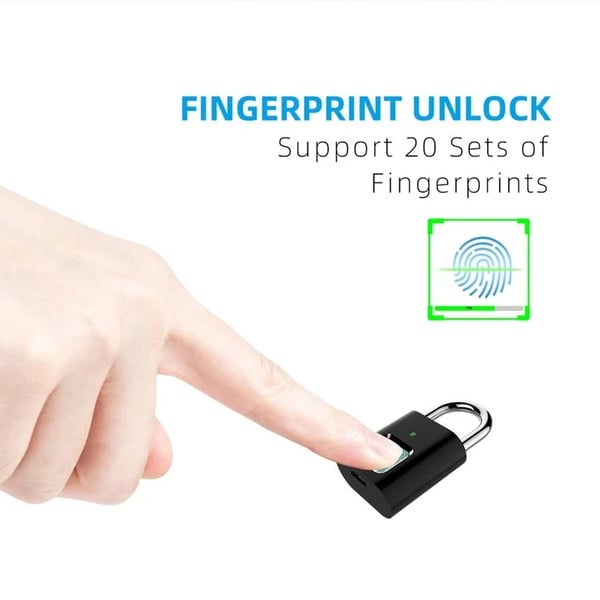 Lisslune | MicroLock Fingerprint Padlock